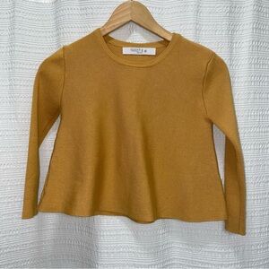 Golden color long sleeve top